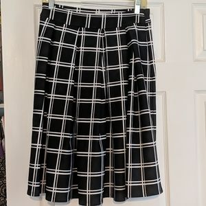 Black and white skirt